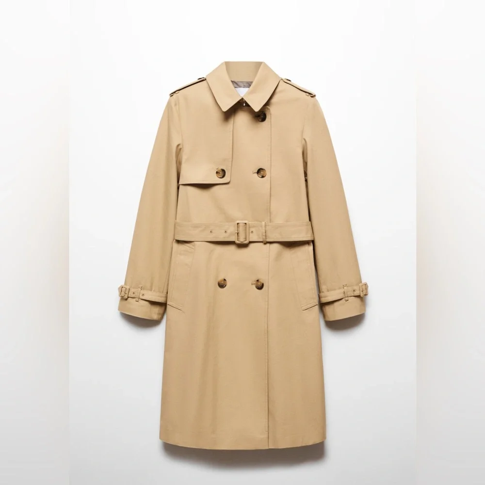 Mango Classic Trench Coat - Picture 8 of 10